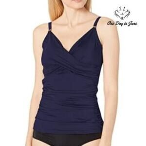 Calvin Klein Twist Front Tankini Size S